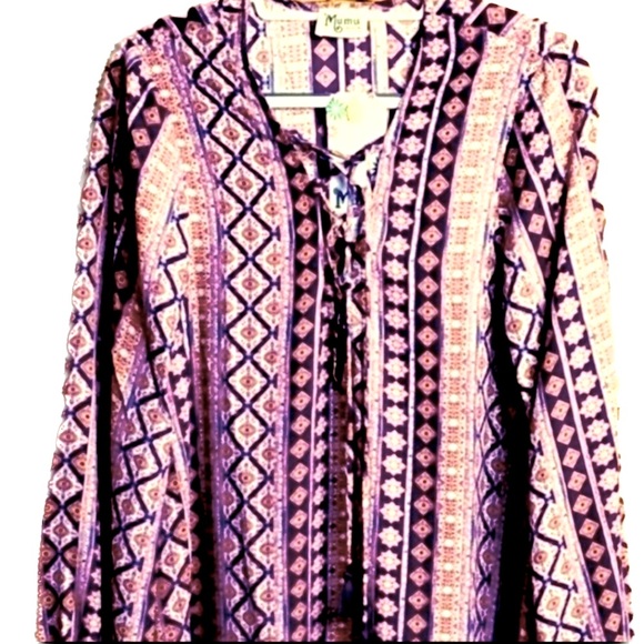 Show Me Your Mumu. Lighting Bird Tunic. New with tag. Medium. - Picture 7 of 7